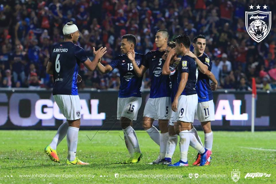 jdt vs kedah piala sumbangsih 2017 gol penalti
