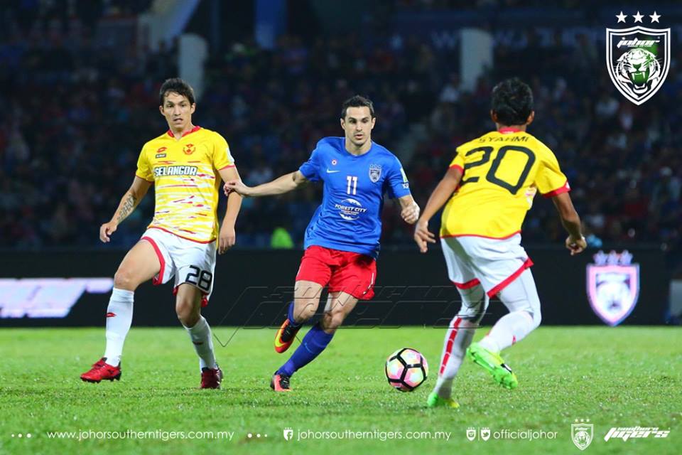 JDT 0 Selangor 0 cabrera 2017
