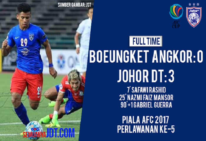 Boeungket Angkor FC 0 JDT 3