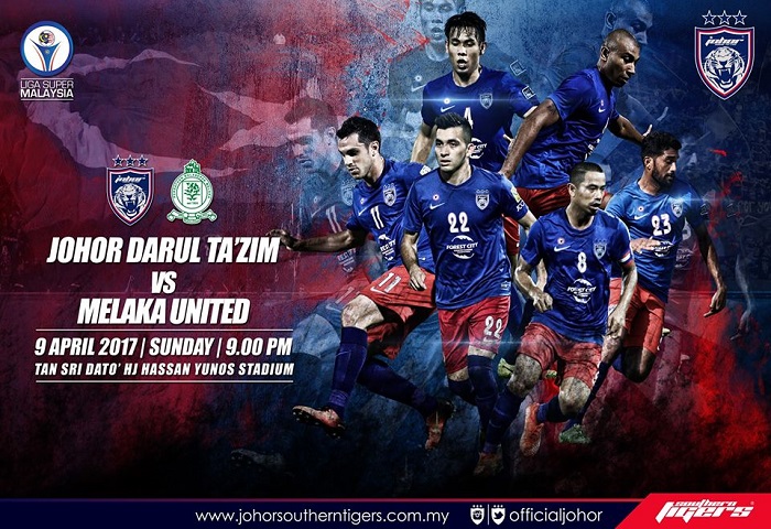 Previu JDT Vs Melaka United