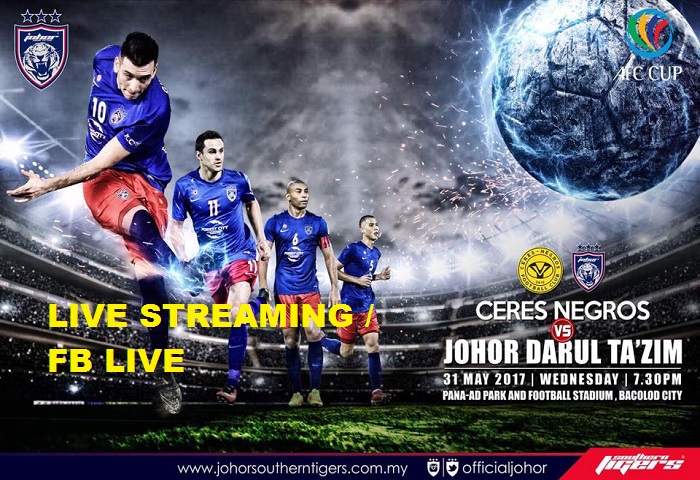 Ceres Negros FC Vs JDT Live Streaming