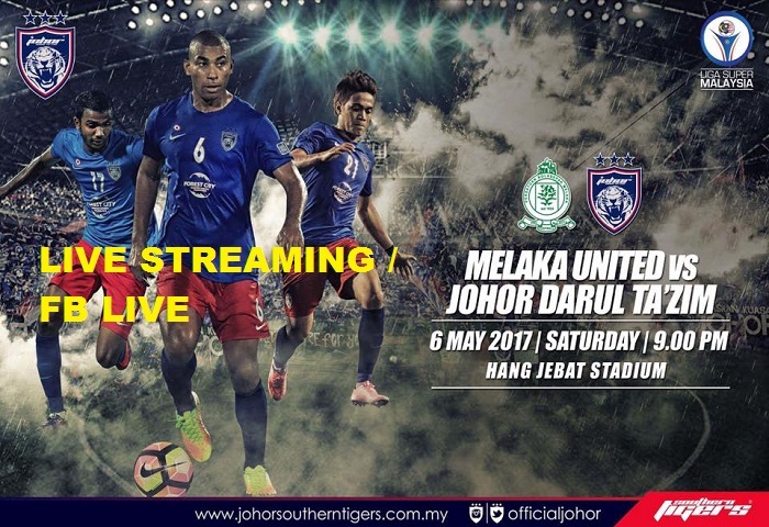 Melaka United Vs JDT Live Streaming