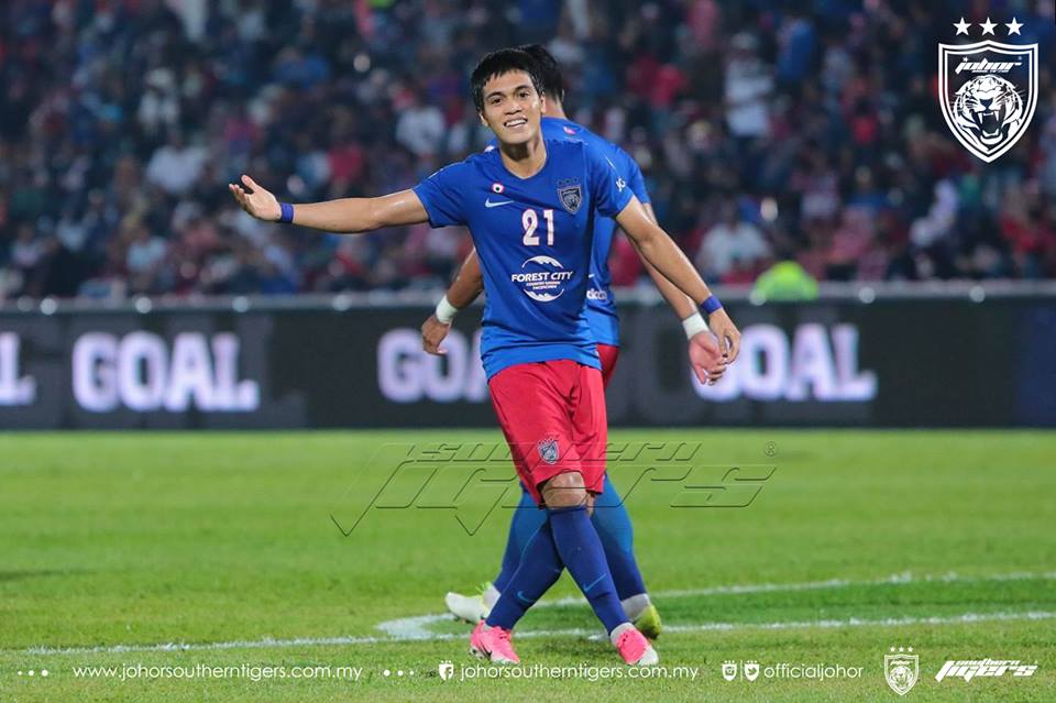 JDT vs Melaka United Nazmi Faiz