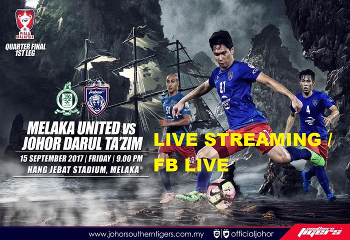 Melaka United Vs JDT Live Streaming