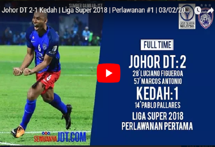 Video Rangkuman Jdt Kedah